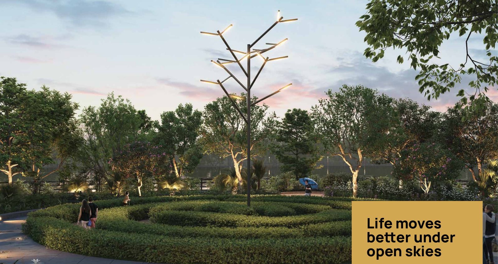 Landscaped gardens